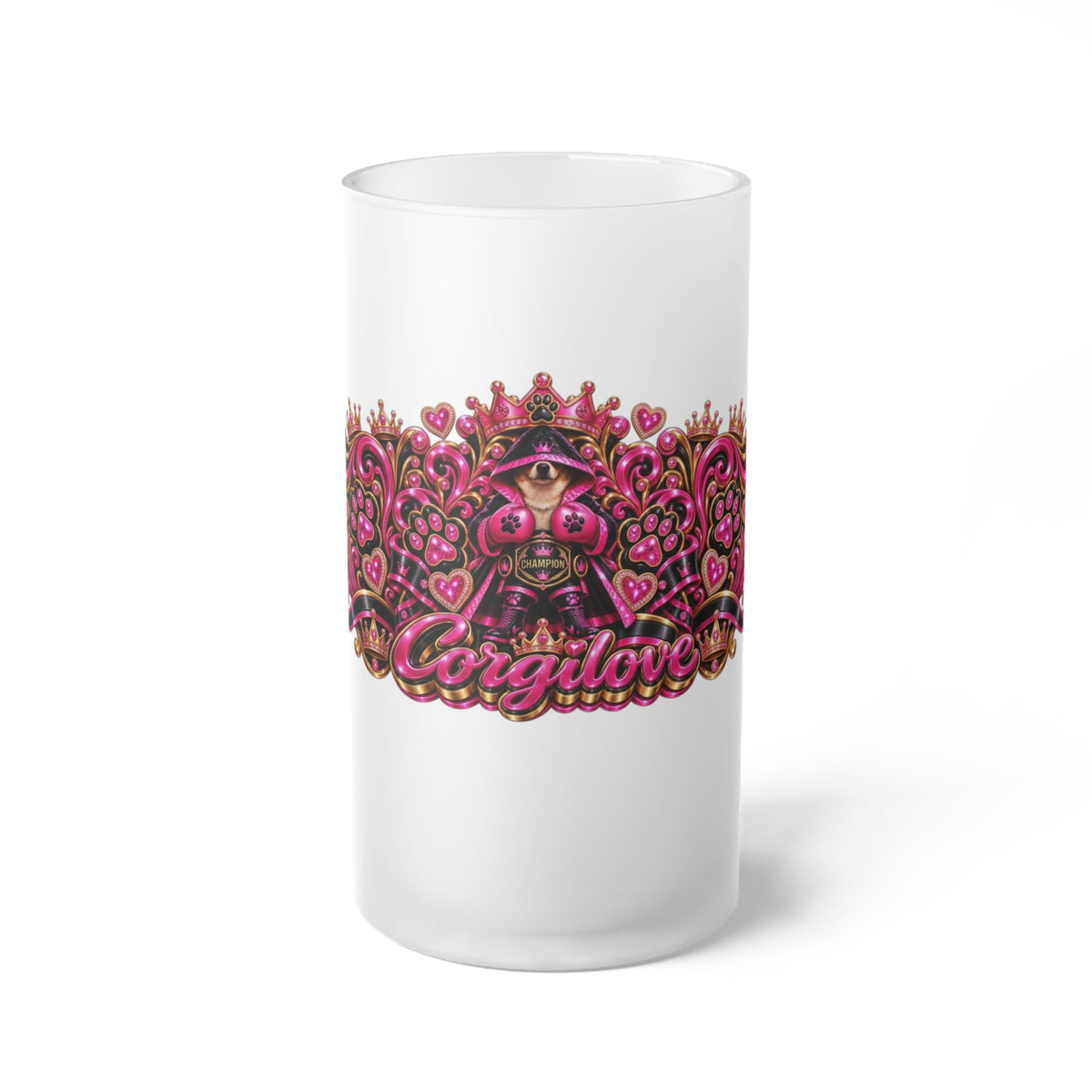 Frosted Glass Beer Mug
