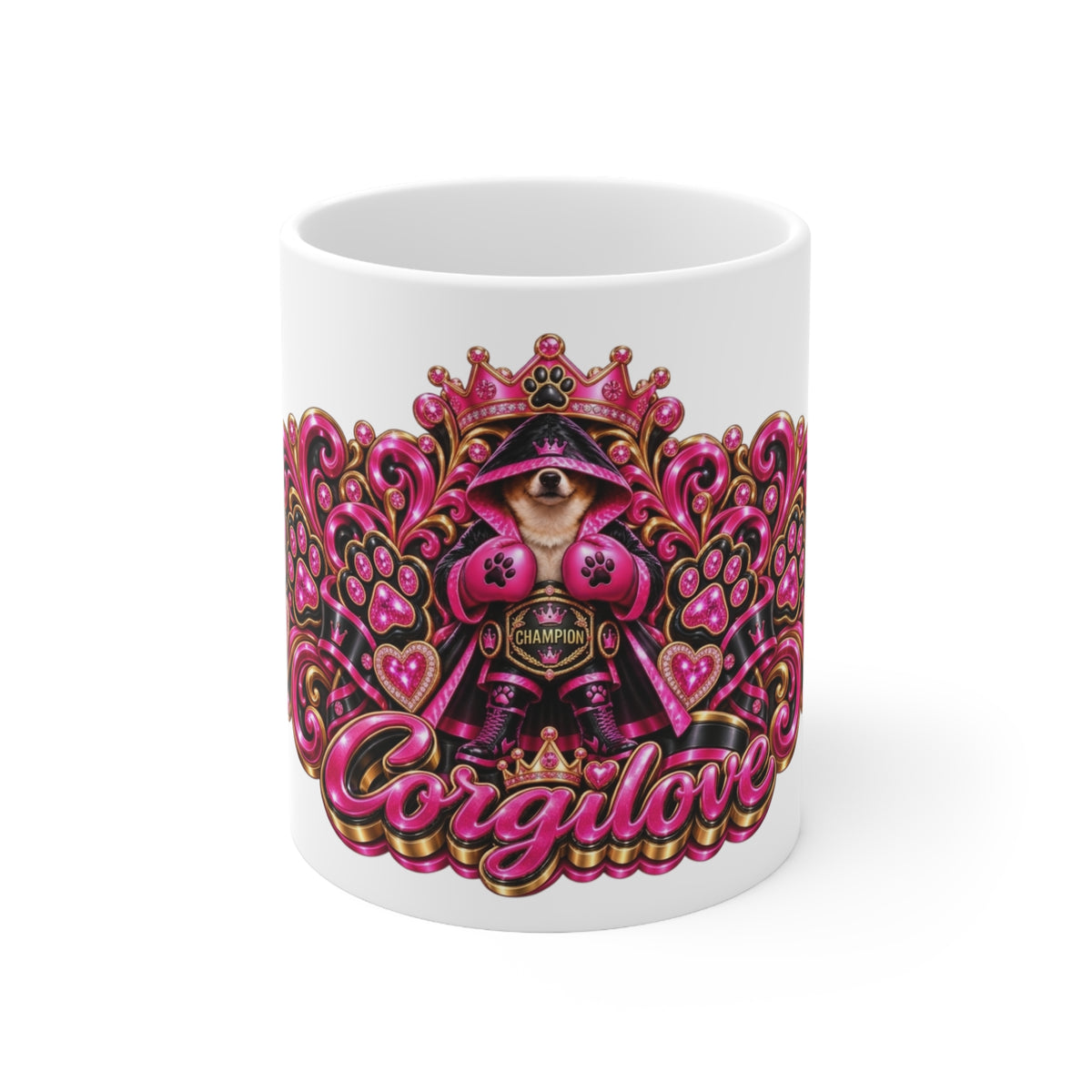 White Ceramic Mug, 11oz